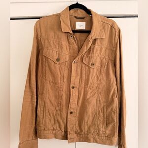 Billy Reid Linen Trucker’s Jacket